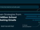 Education success starts with emailing teachers effectively
