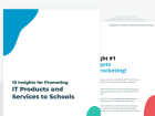 Marketing IT Products and Services to Schools