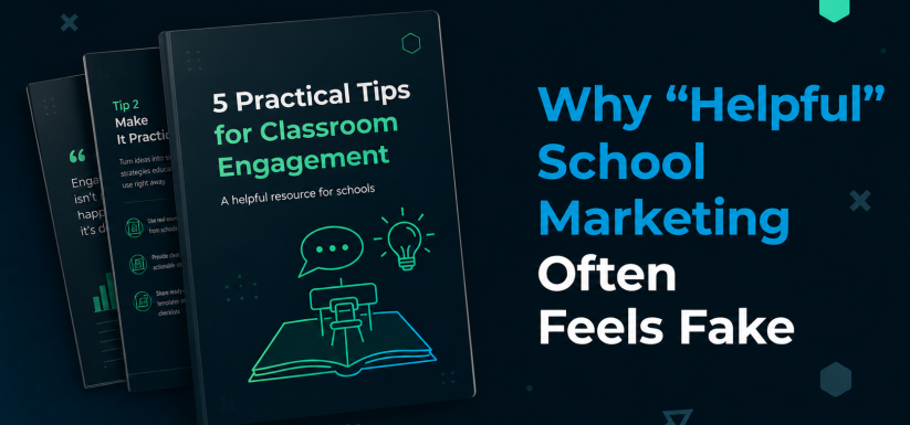 Why “Helpful” School Marketing Often Feels Fake