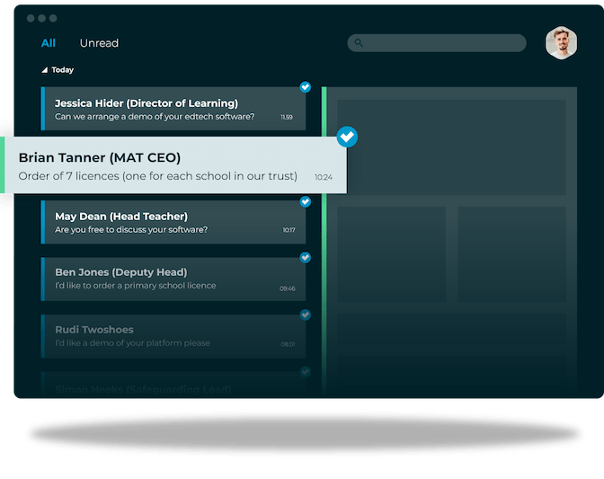 Campus software screen