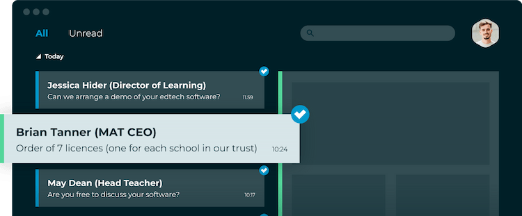 Campus software screen