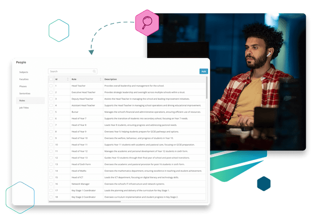 Searching teachers in Campus